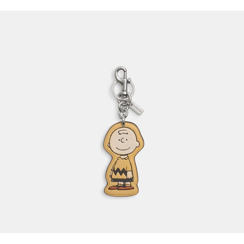 Coach x Peanuts 2025 Peppermint Patty Bag Charm Keychain - Picture 10 of 12